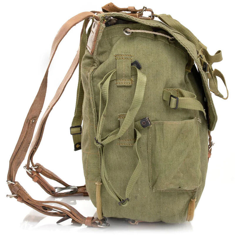 Romanian Military Canvas Backpack with Helmet Straps, , large image number 4